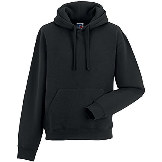 Russell Authentic Kapuzenpullover / Kapuzensweater / Hoodie (Schwarz) - Image 3
