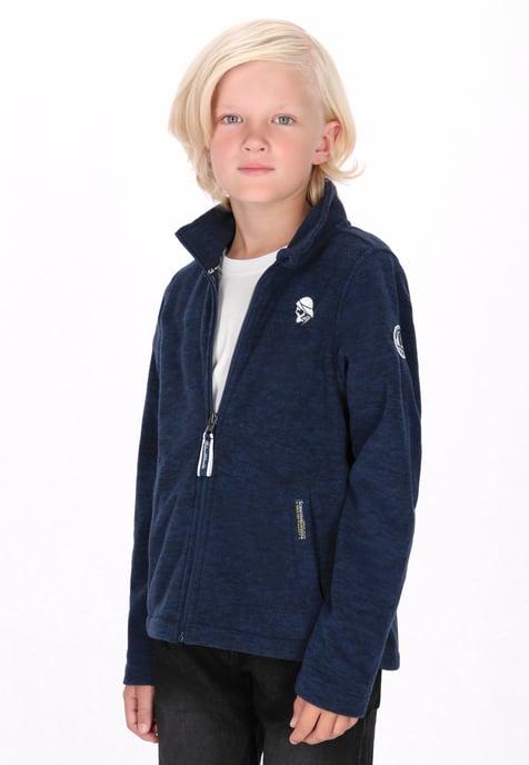 Schmuddelwedda Fleecejacke Jungen (Kids) Marine Melange - Image 3
