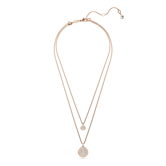 Swarovski 'Meteora' Damen-Halskette aus vergoldetem Metall - Rose 5683449 - Image 2