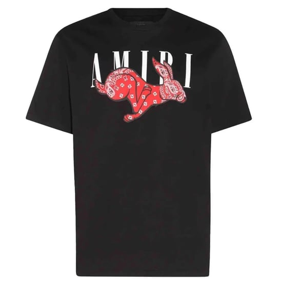 Amiri Cny Rabbit Logo Black T-Shirt