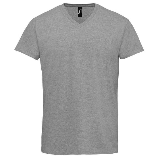 SOLS - "Imperial" T-Shirt V-Ausschnitt für Herren/Damen Unisex (Grau meliert) - Image 1