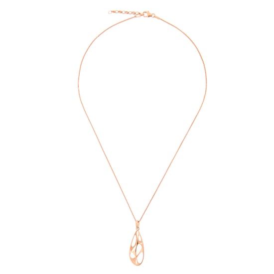 Orphelia 'Ava' Women's 925 Sterling Silver Chain with Pendant - Rose zh-7374 RG