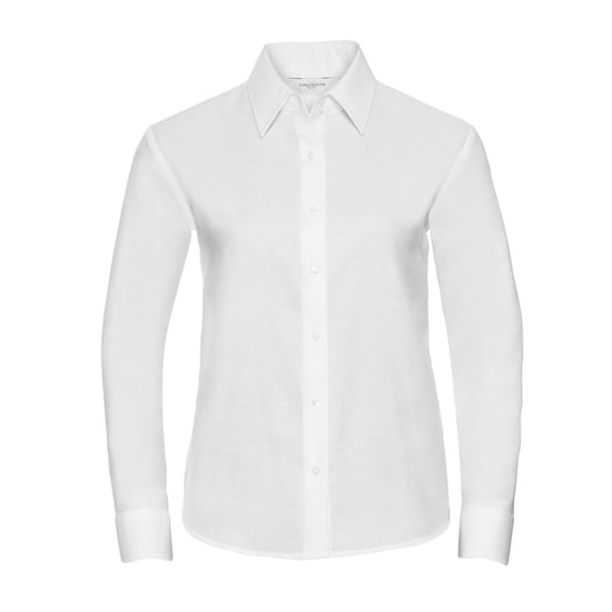 Russell Collection - Hemd Pflegeleicht für Damen Langärmlig (Weiß) - Image 1
