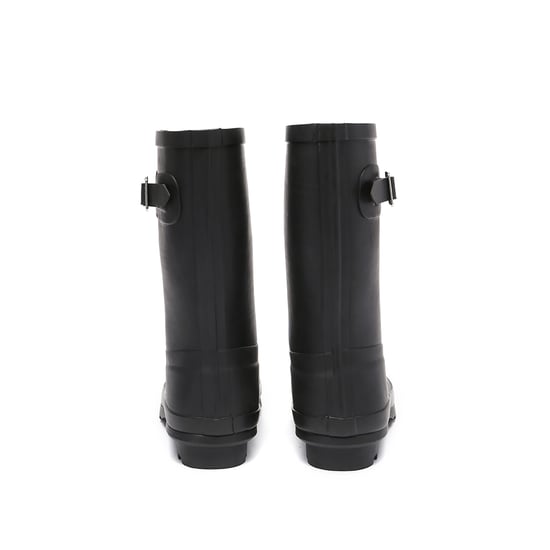 EVER AU Women Penguin Mid-Calf Gumboots - Black