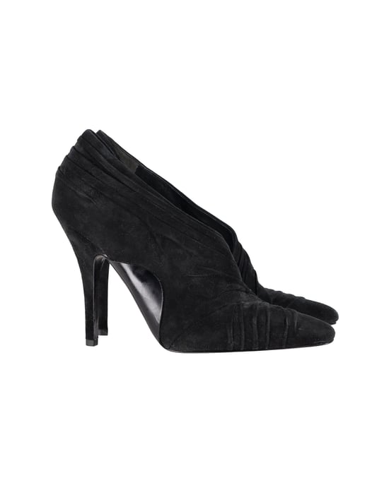 Alexander Wang Marcelia Laufsteg-Pumps aus schwarzem Wildleder - Image 1