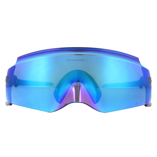 Oakley Wrap Herren Poliert Schwarz Prizm Sapphire Sonnenbrille - Image 1