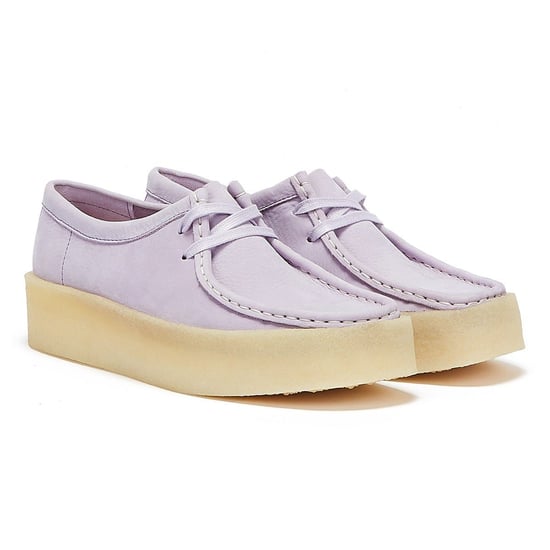 Clarks Wallabee Cup Nubuck Womens Lilac Schuhe - (Lila) - Image 1
