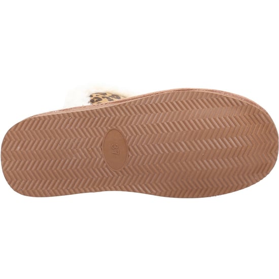 Hush Puppies Womens/Ladies Ashleigh Leopard Print Wildleder Slipper Stiefel (Braun) - Image 4