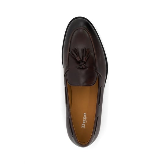 Dune Mens SANDDERS Tassel-Trimmed Loafers Sandders - Image 3