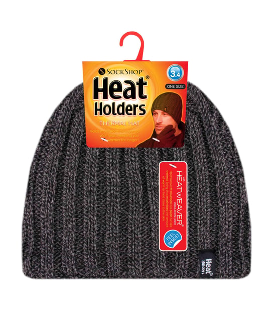 Heat Holders - Herren Fleece gefütterte gerippte Wintermütze - Image 2