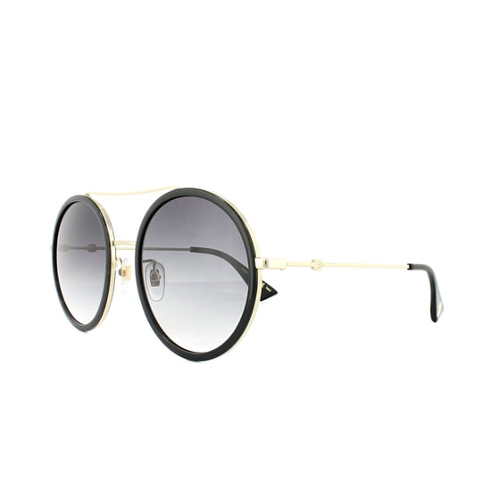 Gucci Sonnenbrille GG0061S 001 Schwarz Gold Grau Gradient - Image 2