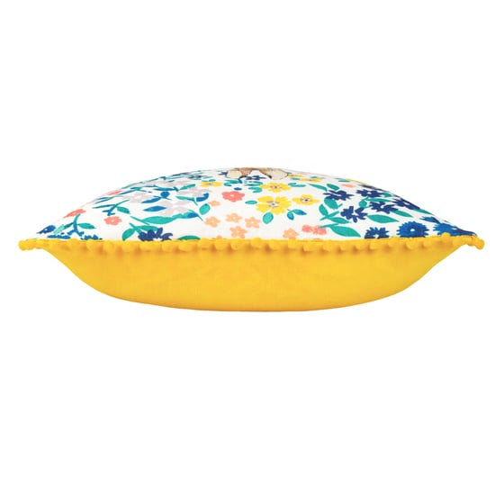 Peter Rabbit Peter Rabbit Florelli Printed Mini Pom-Pom Cushion - Image 3