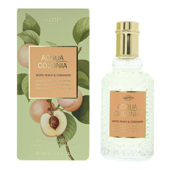 4711 Acqua Colonia White Peach & Coriander Eau De Cologne 50ml - Image 1