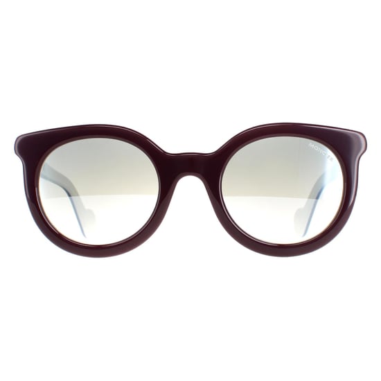 Moncler Round Womens Bordeaux  Smoke Mirror ML0015