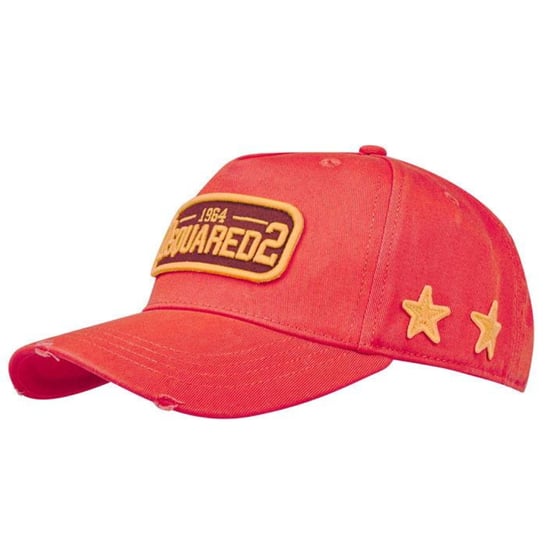 DSQUARED2 1964 Rote Kappe mit Stickerei - Image 1