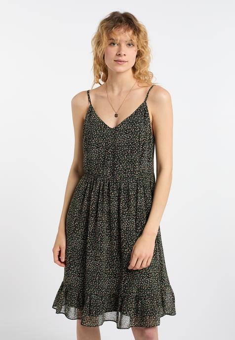 Dreimaster Kleid Damen Schwarz Mehrfarbig - Image 3