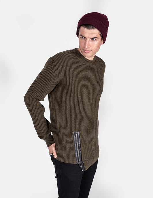 Les Hommes Pullover Herren grün - Image 3