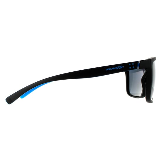Arnette Rechteck Herren Mattschwarz Dunkelgrau Polarisierte Sonnenbrille - Image 4