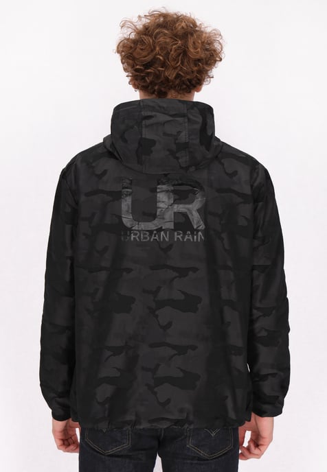 Schmuddelwedda Schlupfjacke Herren Grau Camouflage - Image 5