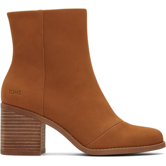 TOMS Evelyn Leder Frauen Tan Stiefel - Image 4