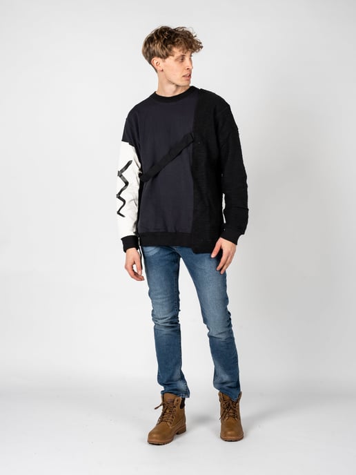 Nicolo Tonetto Sweatshirt Lien Herren schwarz - Image 2