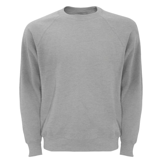 Fruit Of The Loom Herren Raglan-Ärmel Belcoro® Sweatshirt (Heather Grey) - Image 1