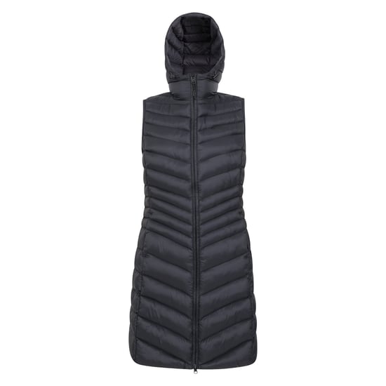Mountain Warehouse Damen/Damen Florence Gepolstert Langes Gilet (Schwarz) - Image 1