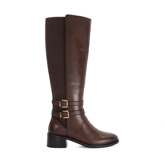 Dune Ladies Tatter - Leather Knee High Riding Boots