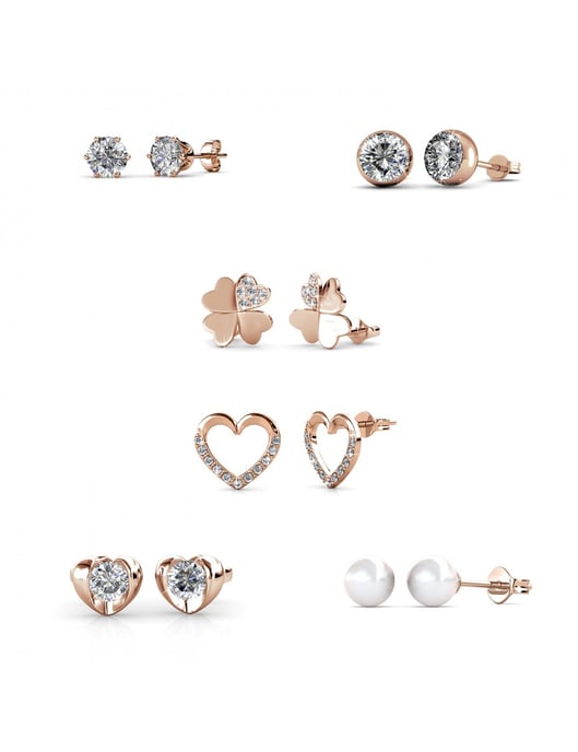 Valentine's Day Herz Box - 14 Juwelen - Rose Gold und Kristall - Image 4