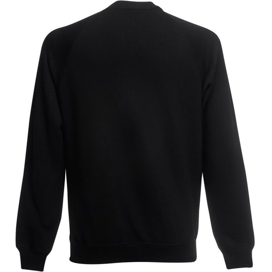 Fruit Of The Loom Herren Raglan-Ärmel Belcoro® Sweatshirt (Schwarz) - Image 2