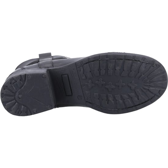 Hush Puppies Saskia Leder Damen Schwarz Stiefel - Image 3