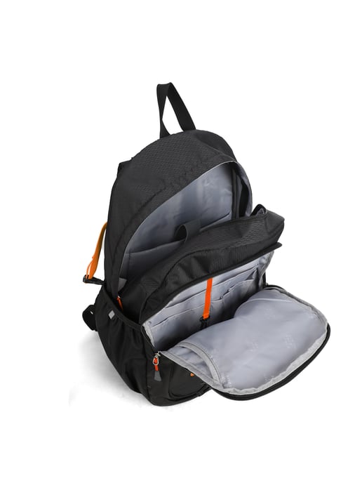 Aoking Rucksack Unisex BLACK AND ORANGE - Image 5