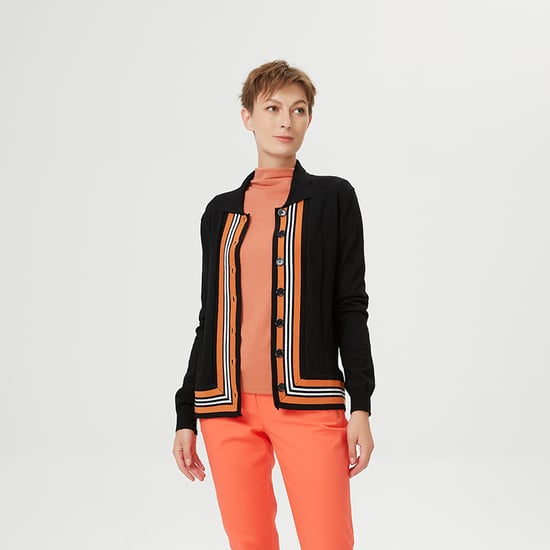 Strickjacke mit kontrastierenden Kanten - Image 2