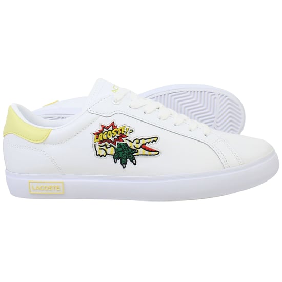 Lacoste Powercourt 222 7 CFA Weiße Damen-Sneaker - Image 1