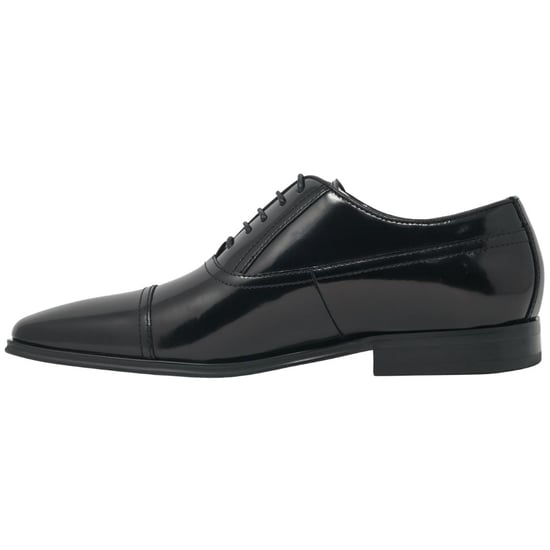 Versace Collection Oxford Leather Black Shoes