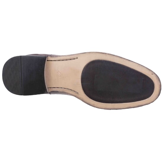 Cotswold Mens Corsham Town Leder Pull On Casual Chelsea Ankle Boots (Dunkelbraun) - Image 3