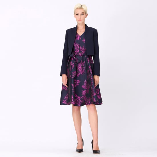 Skaterkleid aus geblümtem Brokat - Image 6
