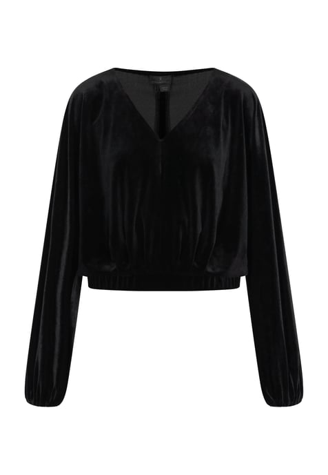 Dreimaster Bluse Damen schwarz - Image 1