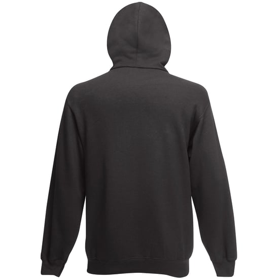 Fruit Of The Loom Herren Zip durch Kapuzen-Sweatshirt / Hoodie (Charcoal) - Image 2
