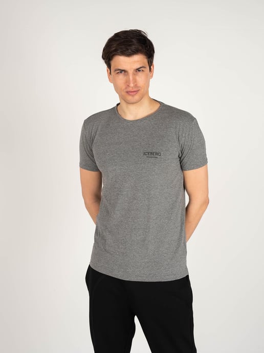 Iceberg T-shirt C-neck Men's Grey