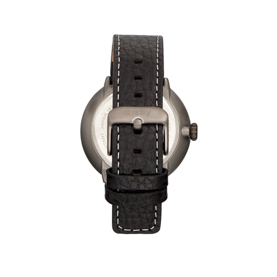 Simplify The 7100 Leather-Band Watch w/Date