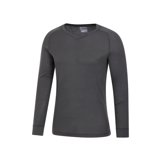 Mountain Warehouse - "Talus" Thermo-Top V-Ausschnitt für Herren (Grau) - Image 2