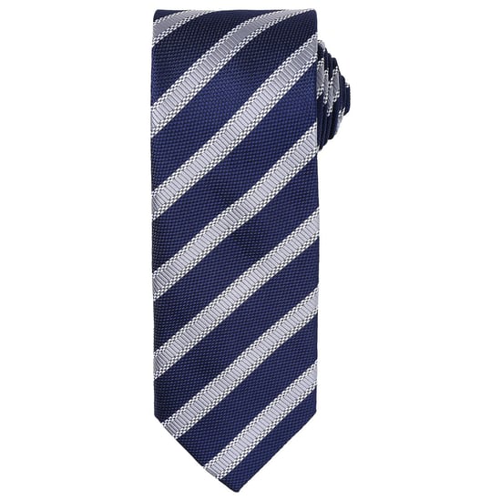Premier - Krawatte für Herren (Marineblau/Silber) - Image 1