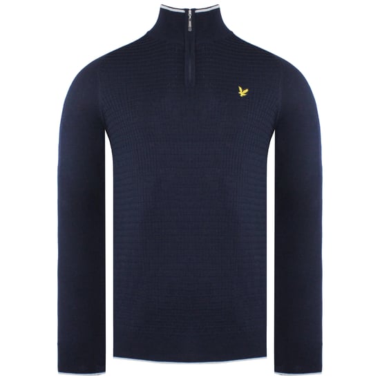 Lyle & Scott Merino Golf Mens Navy Pullover - Image 1