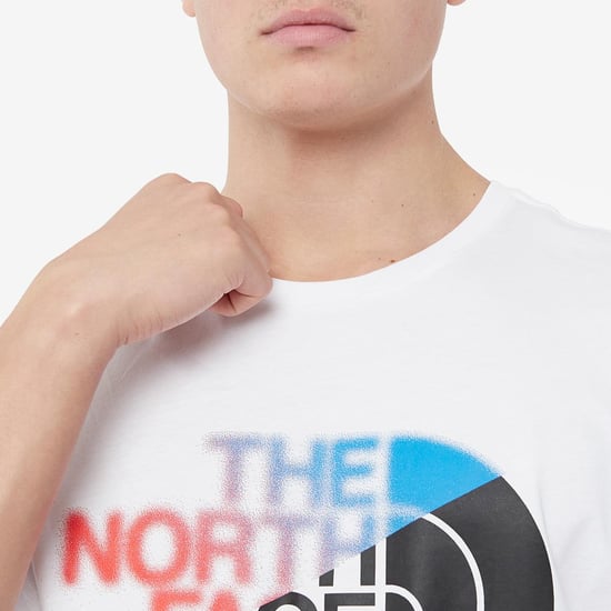 The North Face Bad Glasses T-Shirt in Clear Lake Blau / TNF Weiß - Image 3
