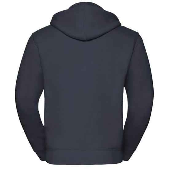 Russell Mens Authentic Full Zip Hooded Sweatshirt / Hoodie (Convoy Grau) - Image 2