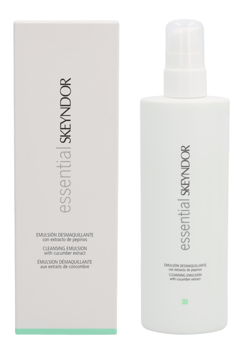 Skeyndor Essential Cleansing Emulsion Wth Cucumber Extract 250ml. - Image 1