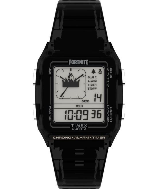 Timex Lca X Fortnite Herren schwarze Uhr TW2W96500 - Image 1