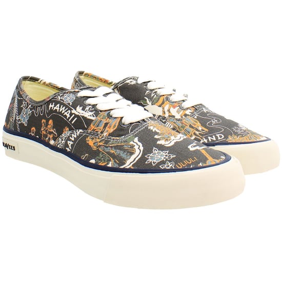 Seavees Legend Beachcomber Herren Schwarz Schuhe - Image 2