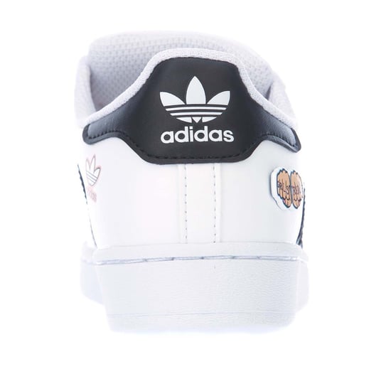 Girl's adidas Originals Children Superstar Trainers in White Black